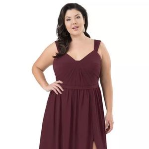 Azazie “Evie” Cabernet Dress A16